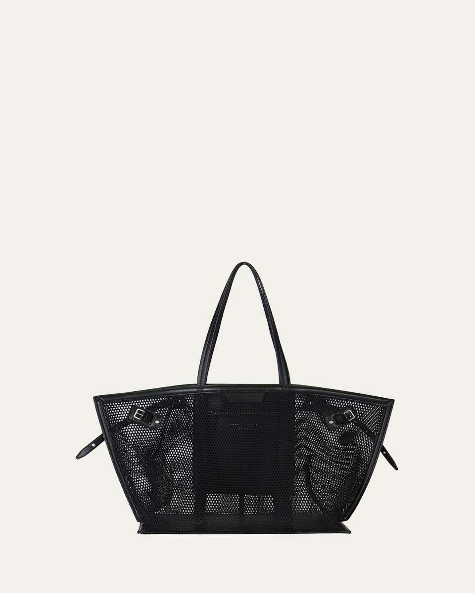 Days Buckle Mesh Tote Bag